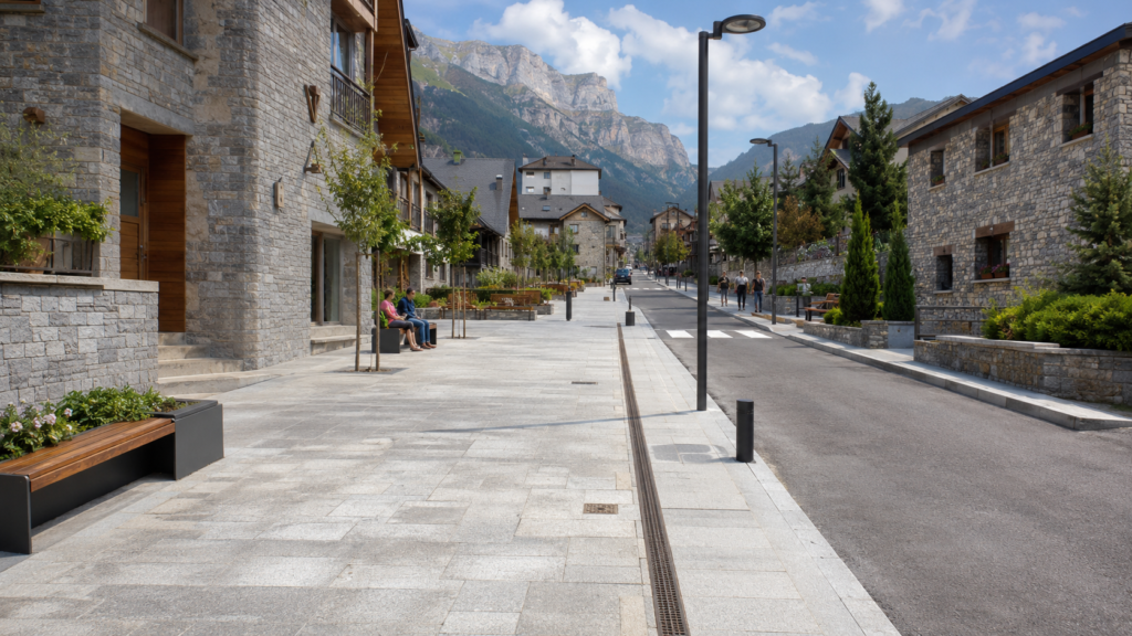 Millora i renovació d’un espai urbà al Pirineu